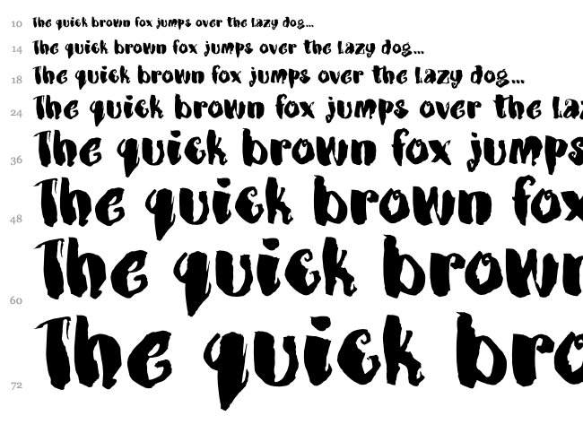 DK Dragonblood font waterfall